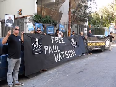 Núcleo RJ, em frente ao Consulado alemão, no Rio de Janeiro